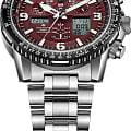 Citizen Citizen Promaster JY8086-89X кварцевые мужские часы часы, крупный план красный циферблат