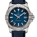 Breitling Breitling Avenger Automatic 42 A17328101C1X1  A17328101C1X1 механические мужские часы  синий циферблат, браслет кожаный — вид спереди