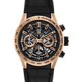 TAG Heuer TAG Heuer Carrera CBG2051.FC6426  CBG2051.FC6426 механические мужские часы  черный циферблат, браслет кожаный — вид спереди
