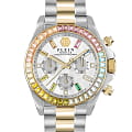 Philipp Plein Philipp Plein Nobile Lady PWSBA0523  PWSBA0523 кварцевые женские часы  серебристый циферблат, браслет нержавеющая сталь с ip-покрытием — вид спереди