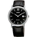 Orient Orient GW00005B (FGW00005B)  FGW00005B  мужские часы  черный циферблат, браслет кожа + текстиль — вид спереди