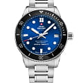 Swiss Military by Chrono Swiss Military by Chrono Сверхточные SM34089.02  SM34089.02 кварцевые женские часы  синий циферблат, браслет нержавеющая сталь — вид спереди