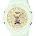 Casio Casio Baby-G BGA-320FH-3ADR (BGA-320FH-3a)  BGA-320FH-3ADR кварцевые женские часы  желтый циферблат, браслет пластик — вид спереди