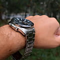 Casio Casio Edifice EFV-C100D-1BVEF (EFV-C100D-1B) кварцевые мужские часы часы, крупный план черный циферблат