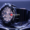 Casio Casio G-Shock GA-140GB-1A2 мужские часы розовый циферблат на запястье