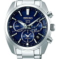 Seiko Seiko Astron GPS Solar SSH019J1  SSH019J1 кварцевые мужские часы  синий циферблат, браслет нержавеющая сталь — вид спереди