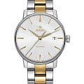 Rado Rado Coupole Classic Automatic R22860032 Classic R22860032 механические мужские часы  белый циферблат, браслет сталь + ceramos™ — вид спереди