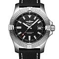 Breitling Breitling Avenger Automatic 43 A17318101B1X1  A17318101B1X1 механические мужские часы  черный циферблат, браслет кожа + текстиль — вид спереди