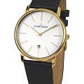 Jacques Lemans Jacques Lemans  Classic 1-2003F  1-2003F кварцевые женские часы  белый циферблат, браслет кожаный — вид спереди
