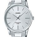 Casio Casio MTP-1303PD-7FVEF  MTP-1303PD-7FVEF кварцевые мужские часы  серебристый циферблат, браслет нержавеющая сталь — вид спереди