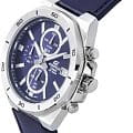 Casio Casio Edifice EFV-640L-2AVUDF (EFV-640L-2A) edifice японские мужские часы на браслете кожаный боковой вид
