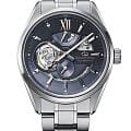 Orient Orient Star RE-AV0132L  RE-AV0132L механические мужские часы  серебристый циферблат, браслет нержавеющая сталь — вид спереди