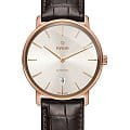 Rado Rado Diamaster Thinline R14068026 Automatic R14068026 механические мужские часы  белый циферблат, браслет кожаный — вид спереди