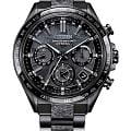 Citizen Citizen Attesa CC4067-66E  CC4067-66E кварцевые мужские часы  серый циферблат, браслет титановый c dlc покрытием — вид спереди