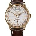 Aviator Aviator Douglas Day-Date V.3.20.1.147.4  V.3.20.1.147.4 механические мужские часы  белый циферблат, браслет кожаный — вид спереди