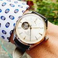 Orient Orient Star RE-AT0201G механические мужские часы часы, крупный план  циферблат