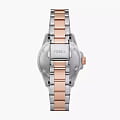 Fossil Fossil Blue Dive ES5348  американские женские часы на браслете нержавеющая сталь с ip-покрытием боковой вид