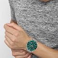  Hugo Boss Commissioner HB 1513905 мужские часы зеленый циферблат на запястье