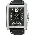 Orient Orient EVAD001B (FEVAD001B)  FEVAD001B механические мужские часы  черный циферблат, браслет кожа + текстиль — вид спереди