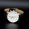 Swiss Military by Chrono Swiss Military by Chrono SM30052.04  швейцарские мужские часы на браслете кожа + текстиль боковой вид