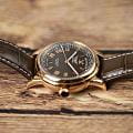 Aviator Aviator Douglas Day-Date V.3.35.2.280.4 мужские часы коричневый циферблат на запястье