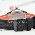 Seiko Seiko 5 Sports SRPH33K1 механические мужские часы часы, крупный план черный циферблат