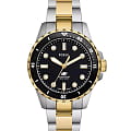 Fossil Fossil Blue Dive ES5349  ES5349 кварцевые женские часы  черный циферблат, браслет нержавеющая сталь с ip-покрытием — вид спереди