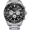 Citizen Citizen Eco-Drive CA4674-58E  CA4674-58E кварцевые мужские часы  черный циферблат, браслет нержавеющая сталь — вид спереди