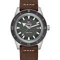 Rado Rado Captain Cook Automatic R32505015 Automatic R32505015 механические мужские часы  серый циферблат, браслет кожаный — вид спереди