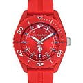 U.S. Polo Assn. U.S. Polo Assn. Yard USPA4001-02  USPA4001-02 кварцевые мужские часы  красный циферблат, браслет силикон — вид спереди